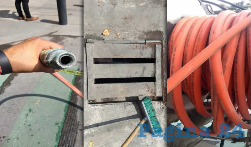 Días atrás, Enrique M. falleció cuando acudió a destapar una alcantarilla ubicada en los cruces de la calle A3 y la avenida Ávila Camacho, a metros de la L3. El accidente ocurrió luego de que se reventara una manguera que no era la indicada para el trabajo a alta presión; además, ni el ayuntamiento ni los constructores entregaron al SIAPA esta obra como se debía/Fotos: Especial 