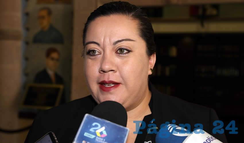 Karina Ivette Eudave Delgado, diputada local (Foto: Eddylberto Lu&eacute;vano Santill&aacute;n)