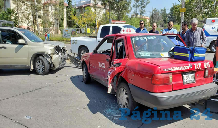 Los menores iban sentados en los asientos traseros del veh&iacute;culo de alquiler