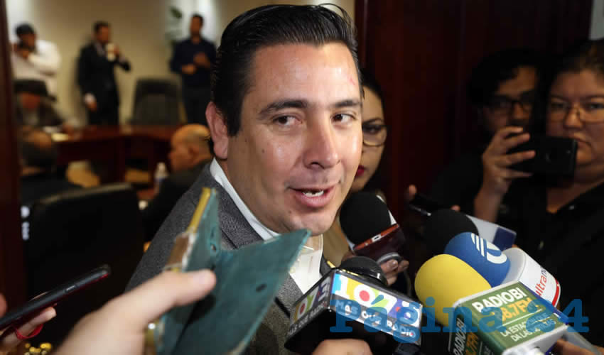 Gustavo B&aacute;ez Leos, diputado local y presidente estatal del PAN (Foto: Eddylberto Lu&eacute;vano Santill&aacute;n)