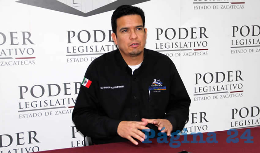 Reynaldo Delgadillo Moreno, presidente municipal de Calera de Víctor Rosales