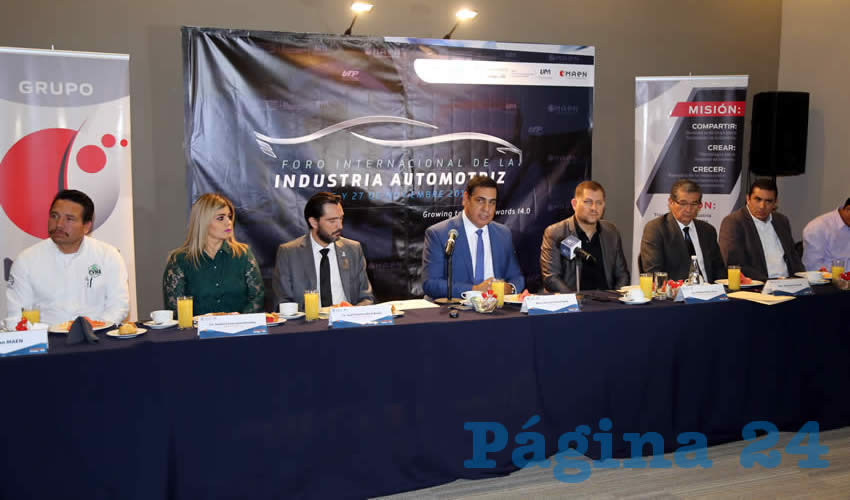 Rueda de prensa de la Universidad Polit&eacute;cnica de Aguascalientes (Foto: Eddylberto Lu&eacute;vano Santill&aacute;n)
