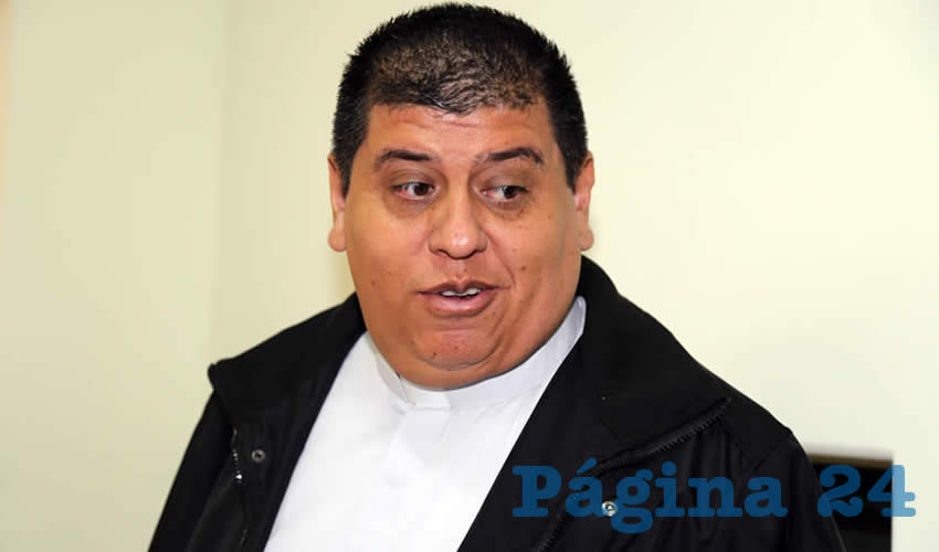 Felipe Gutiérrez Rosales, vocero de la Diócesis de Aguascalientes (Foto: Eddylberto Luévano Santillán)