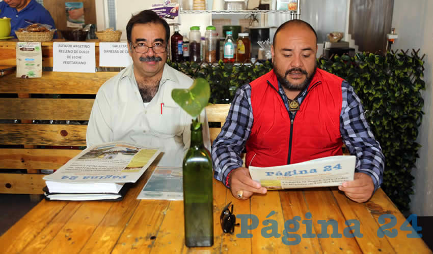 En Restaurante Naturella almorzaron Ismael Urzúa Camelo y Aníbal Ovalle Carrillo