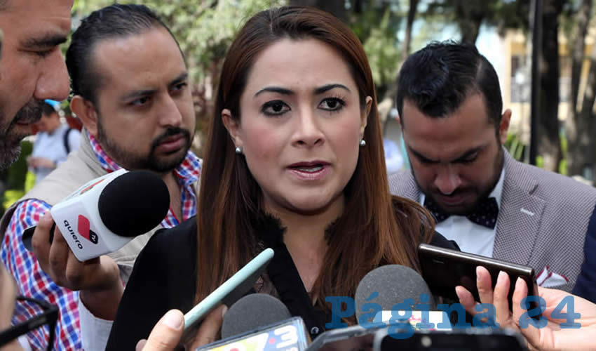 Tere Jiménez Esquivel, presidenta municipal de Aguascalientes (Foto: Eddylberto Luévano Santillán)