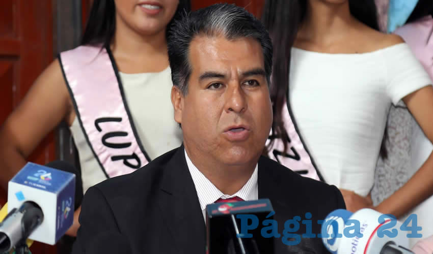 Cuauhtémoc Escobedo Tejada, presidente municipal de Pabellón de Arteaga (Foto: Eddylberto Luévano Santillán)
