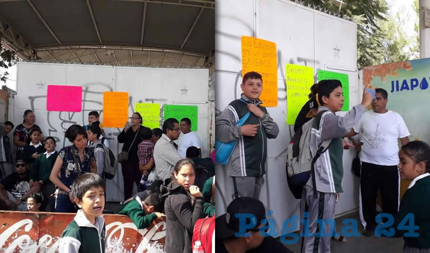 Los padres de familia advirtieron que este plantel no participará en el desfile conmemorativo del 20 de noviembre toda vez que carecen de la figura de docente que ensaye a los alumnos (Foto Cristo González)