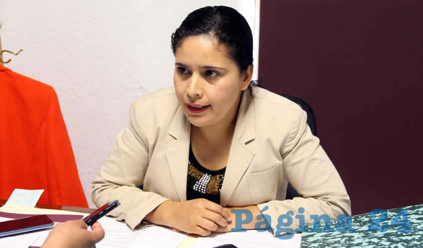 Alma Gloria Dávila Luévano, diputada local por Movimiento Regeneración Nacional (Morena) (Foto Rocío Castro Alvarado)