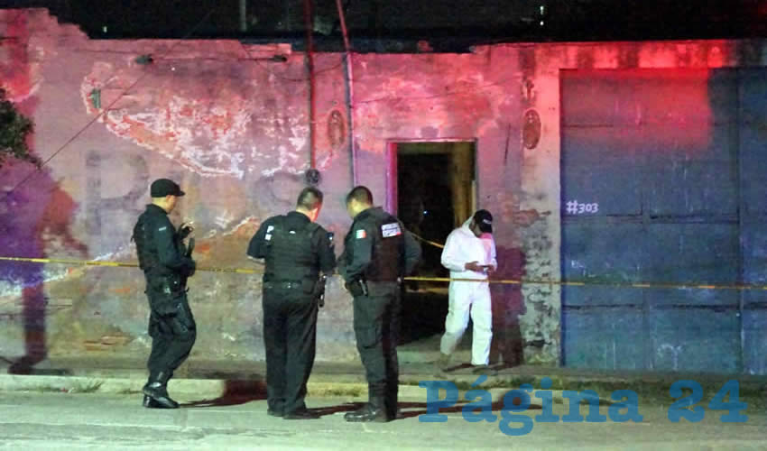 En este inmueble, situado en calle Álamo 303, colonia Barranca de Guadalupe, ocurrió el crimen