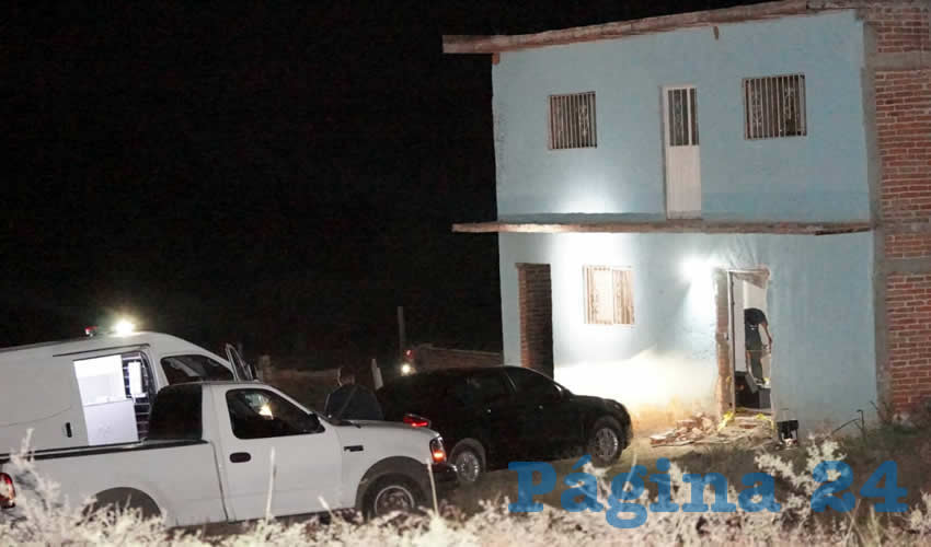 Los hoy occisos se habían intentado esconder en esta finca de la calle El Mezquite, colonia El Rinconcito, en Los Arquitos