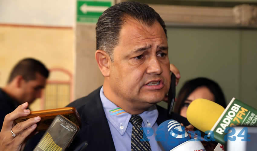 Jaime González de León, secretario de Finanzas (Foto: Eddylberto Luévano Santillán)