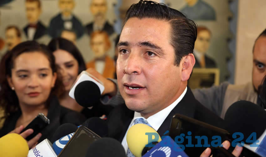Gustavo Báez Leos, diputado local (Foto: Eddylberto Luévano Santillán)