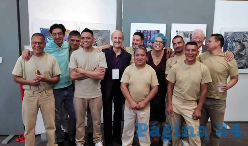 Las creaciones de arte visual elaboradas por los artistas en reclusión acompañarán las piezas musicales en el escenario