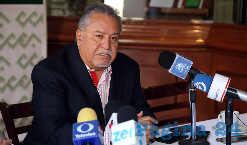 Pedro Gutiérrez Romo, presidente del CCEA (Foto: Eddylberto Luévano Santillán)