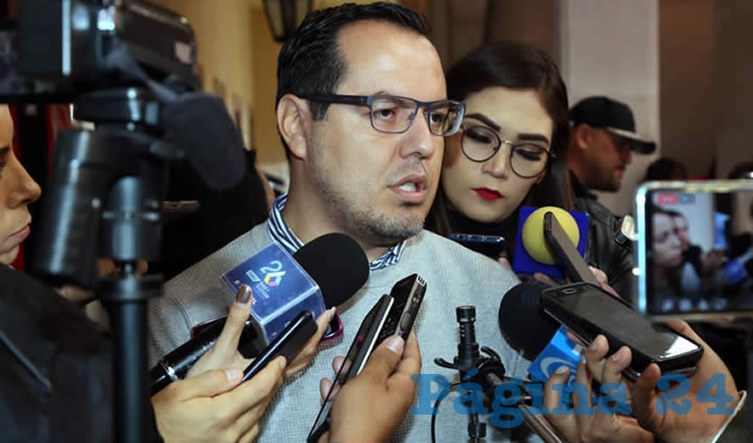 Jaime Gerardo Beltrán Martínez, secretario del Ayuntamiento (Foto: Eddylberto Luévano Santillán)