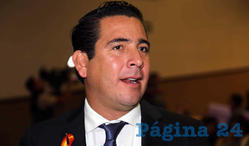 Gustavo B&aacute;ez Leos, diputado local y presidente estatal del PAN (Foto: Eddylberto Lu&eacute;vano Santill&aacute;n)