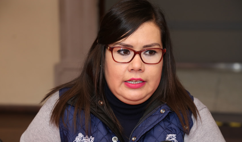 Xochiltzin Ilancueitl Ram&iacute;rez Rodr&iacute;guez, encargada de despacho de la Direcci&oacute;n General del DIF Municipal (Foto: Eddylberto Lu&eacute;vano Santill&aacute;n)