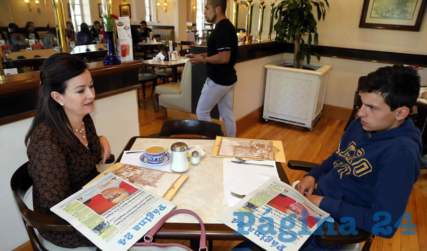 En Sanborns Francia desayunaron Liliana Pérez Muñoz y Diego Suárez Pérez