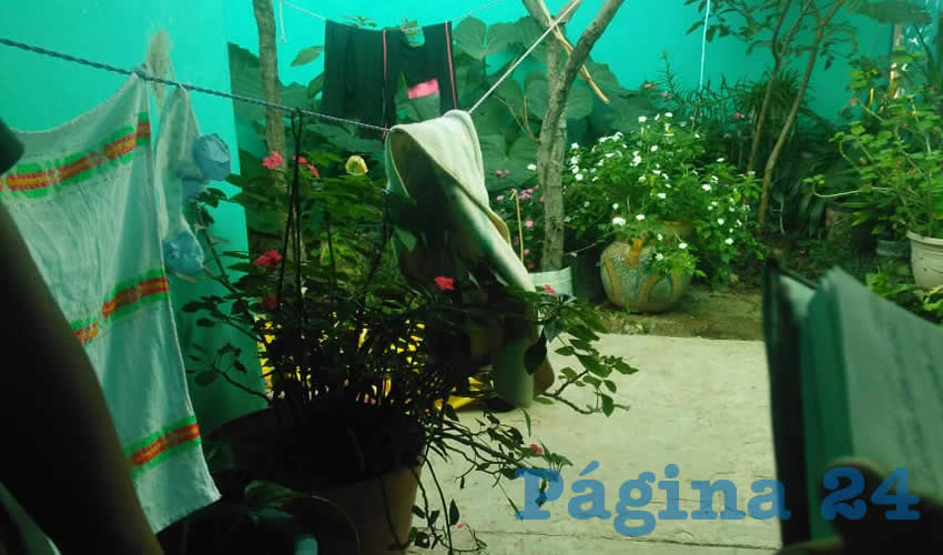 En este patio encontraron muerto al muchacho