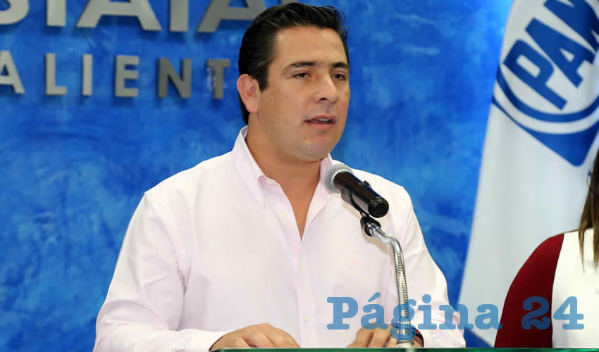 Gustavo Báez Leos, presidente estatal del PAN (Foto: Eddylberto Luévano Santillán)