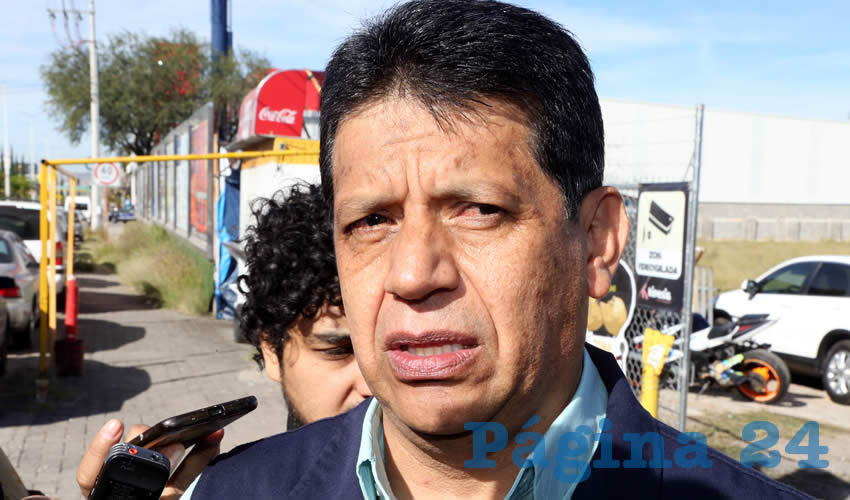 Marco Antonio Licón Dávila, titular de la SOP (Foto: Eddylberto Luévano Santillán)