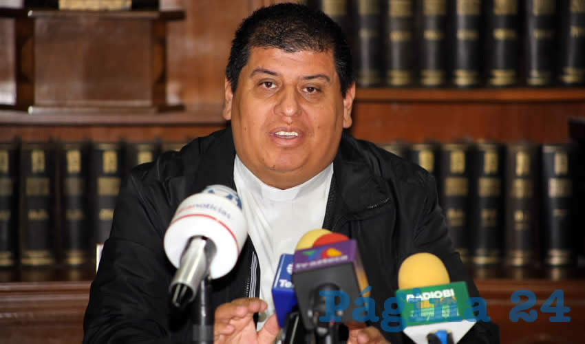 Felipe Guti&eacute;rrez Rosales, vocero de la Di&oacute;cesis de Aguascalientes (Foto: Archivo)