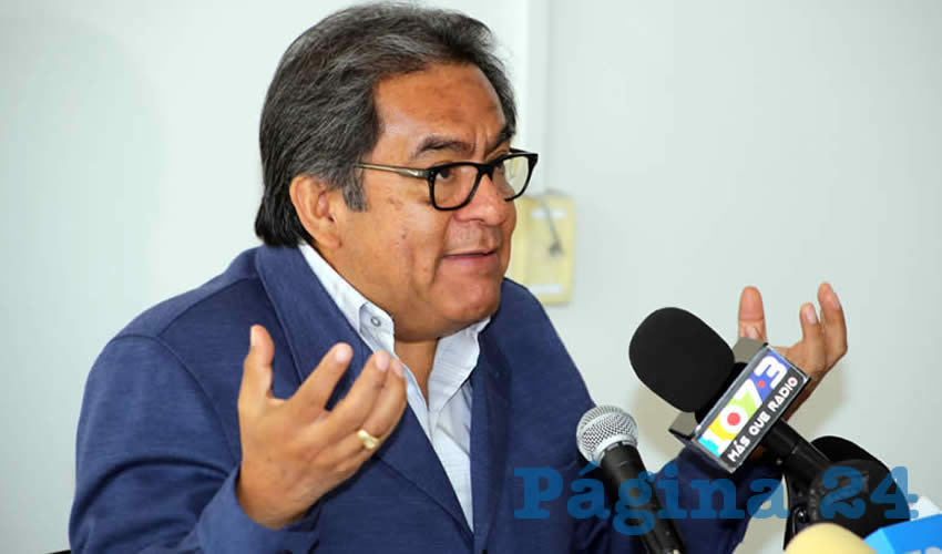 Ignacio Ruelas Olvera, titular del INE en Aguascalientes (Foto: Eddylberto Lu&eacute;vano Santill&aacute;n)