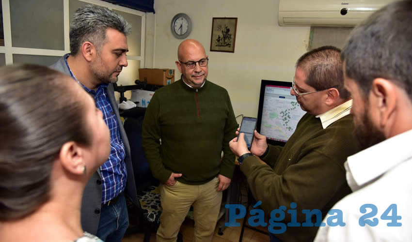 Se realizó un recorrido por las instalaciones de la dependencia y de algunas avenidas de Aguascalientes