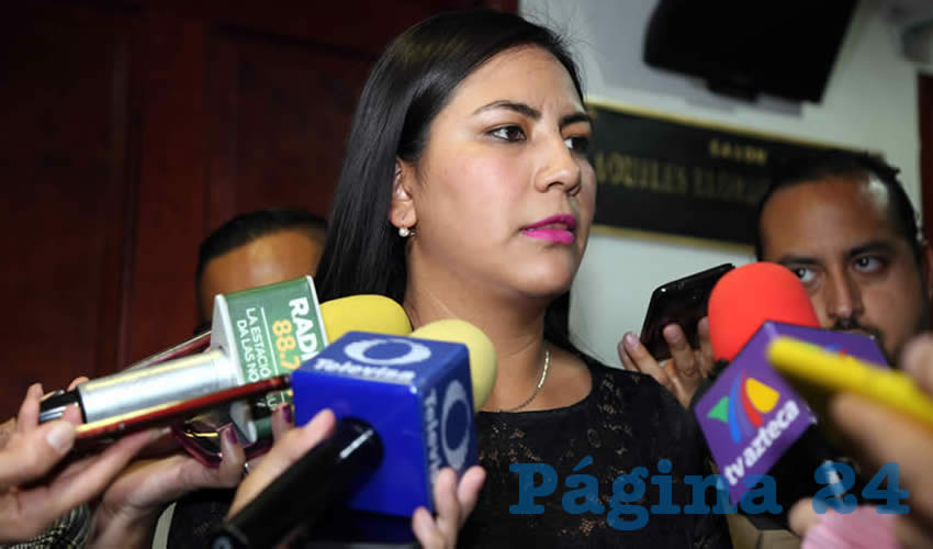Claudia Guadalupe de Lira Beltrán, diputada local (Foto: Eddylberto Luévano Santillán)
