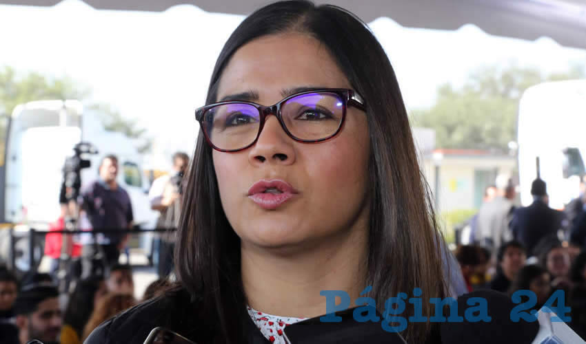 Claudia Ortega Valadez, subsecretaria de Gobierno (Foto: Eddylberto Luévano Santillán)