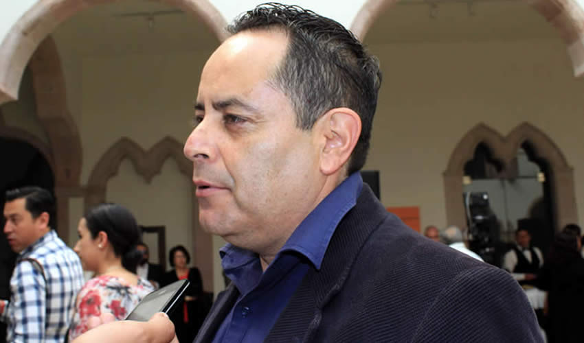 Juan Antonio Caldera Alaniz, coordinador estatal de Protección Civil (Foto Rocío Castro Alvarado)