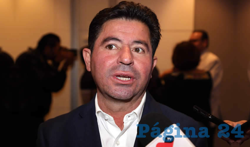 Jorge L&oacute;pez Mart&iacute;n, secretario de Turismo y presidente del Patronato de la Feria Nacional de San Marcos (Foto: Eddylberto Lu&eacute;vano Santill&aacute;n)