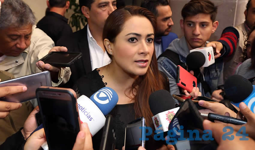 Mar&iacute;a Teresa Jim&eacute;nez Esquivel, presidenta municipal de Aguascalientes (Foto: Eddylberto Lu&eacute;vano Santill&aacute;n) 