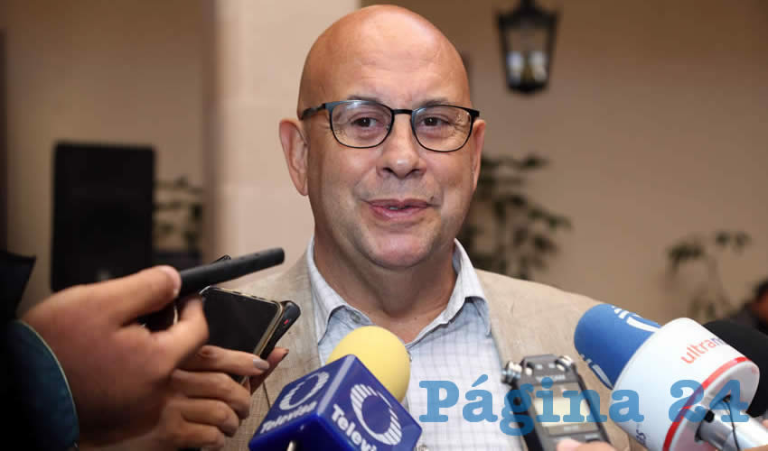 Claudio Gonz&aacute;lez Mu&ntilde;oz, secretario de Servicios P&uacute;blicos de Aguascalientes (Foto: Eddylberto Lu&eacute;vano Santill&aacute;n)