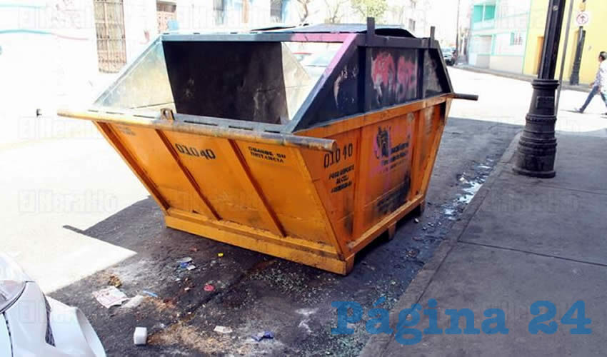 El costo de reparaci&oacute;n de un contenedor de basura ronda entre 15 y 30 mil pesos (Foto: Archivo)