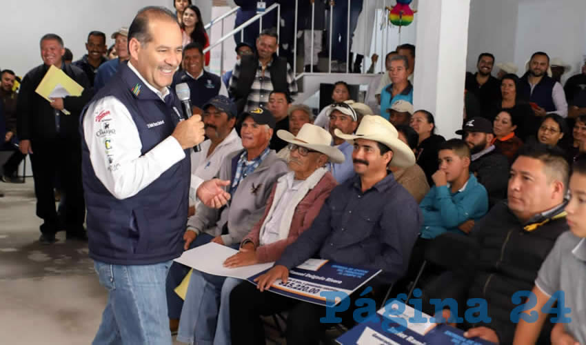 El gobernador llam&oacute; a no perder la fe en el campo y a seguir trabajando para generar mejores cosechas, pese al panorama econ&oacute;mico nacional y la falta de lluvias