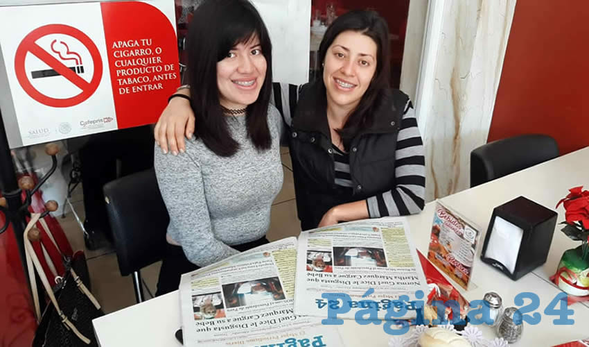 Ana Gabriela Maga&ntilde;a y Ariella Lamas almorzaron en el restaurante Mitla