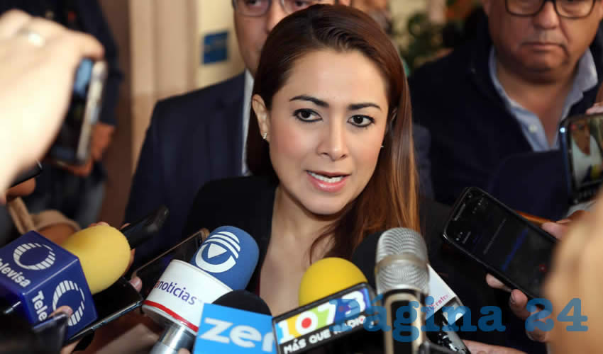 Teresa Jiménez Esquivel, presidenta municipal de Aguascalientes (Foto: Eddylberto Luévano Santillán)