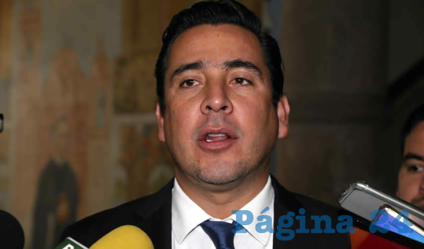 Gustavo Báez Leos, diputado local y presidente del PAN (Foto: Eddylberto Luévano Santillán)