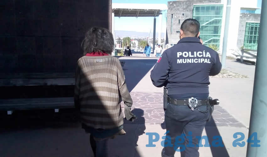 Alexia “N” “N”, de 25 años de edad, deambulaba cerca del centro comercial Villasunción