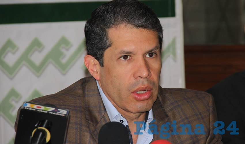 Raúl González Alonso, presidente de la Coparmex (Foto: Juan Fernando Reyes Ortega)