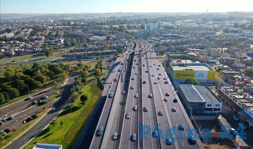 El paso a desnivel responde a las necesidades de la población que tiene presencia en la parte Sur-Oriente de Aguascalientes