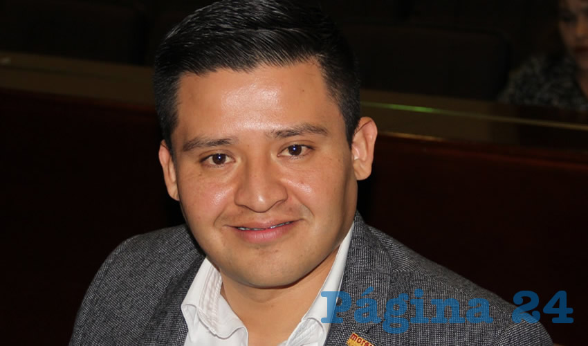 Heder Guzm&aacute;n Espejel, diputado local (Foto: Juan Fernando Reyes Ortega)