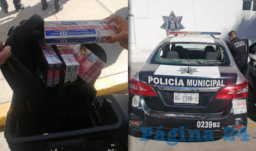 La mercancía robada | Alguno de los daños causados por los enardecidos defensores del hamponcillo Flavio