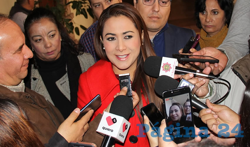 María Teresa Jiménez Esquivel, presidenta municipal de Aguascalientes (Foto: Juan Fernando Reyes Ortega)
