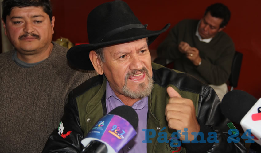 Cecilio Ávila García, líder de la CIOAC (Foto: Juan Fernando Reyes Ortega)