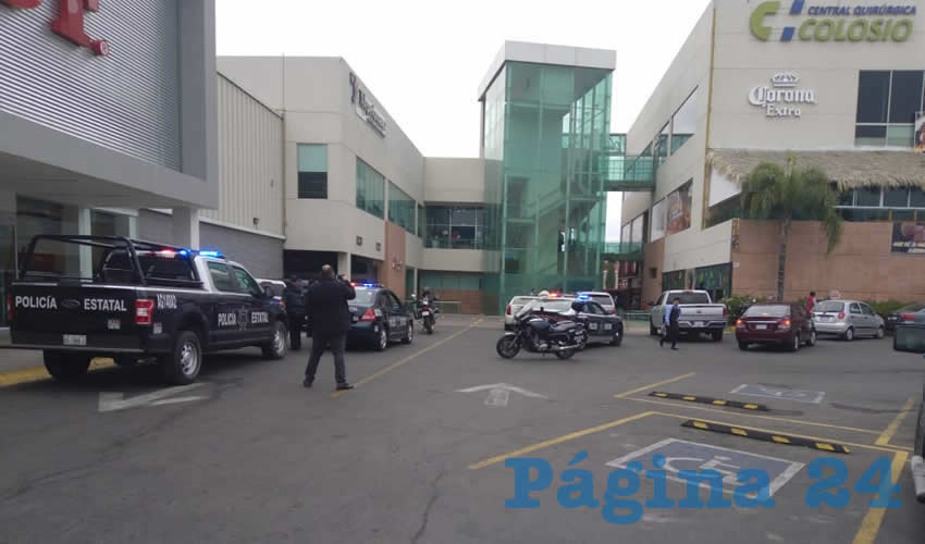 En Plaza Diamante fue el sitio elegido por los hampones para cometer el robo con violencia
