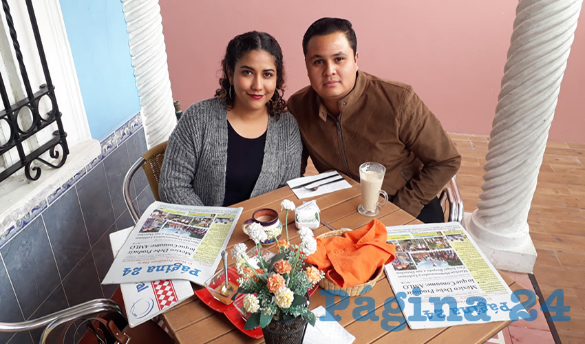 Juan Luis de la Cruz y Edgar González almorzaron en el restaurante La Estación