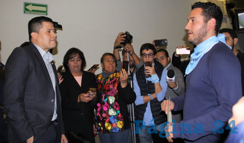 Heder Guzm&aacute;n Espejel pidi&oacute; respeto a di&aacute;logo al grupo provida (Foto: Juan Fernando Reyes Ortega)