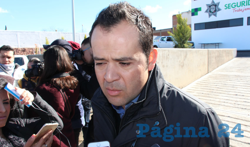 Ulises Mejía Haro, presidente municipal de Zacatecas (Foto Rocío Castro)